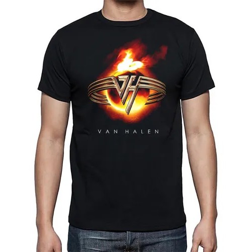 Camiseta Van Halen - Eddie Van Halen - Banda de Rock - Hard Rock - David Lee Roth - Sammy Hagar