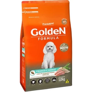 Ração Golden Formula Cães Adultos Frango e Arroz Mini Bits 1kg
