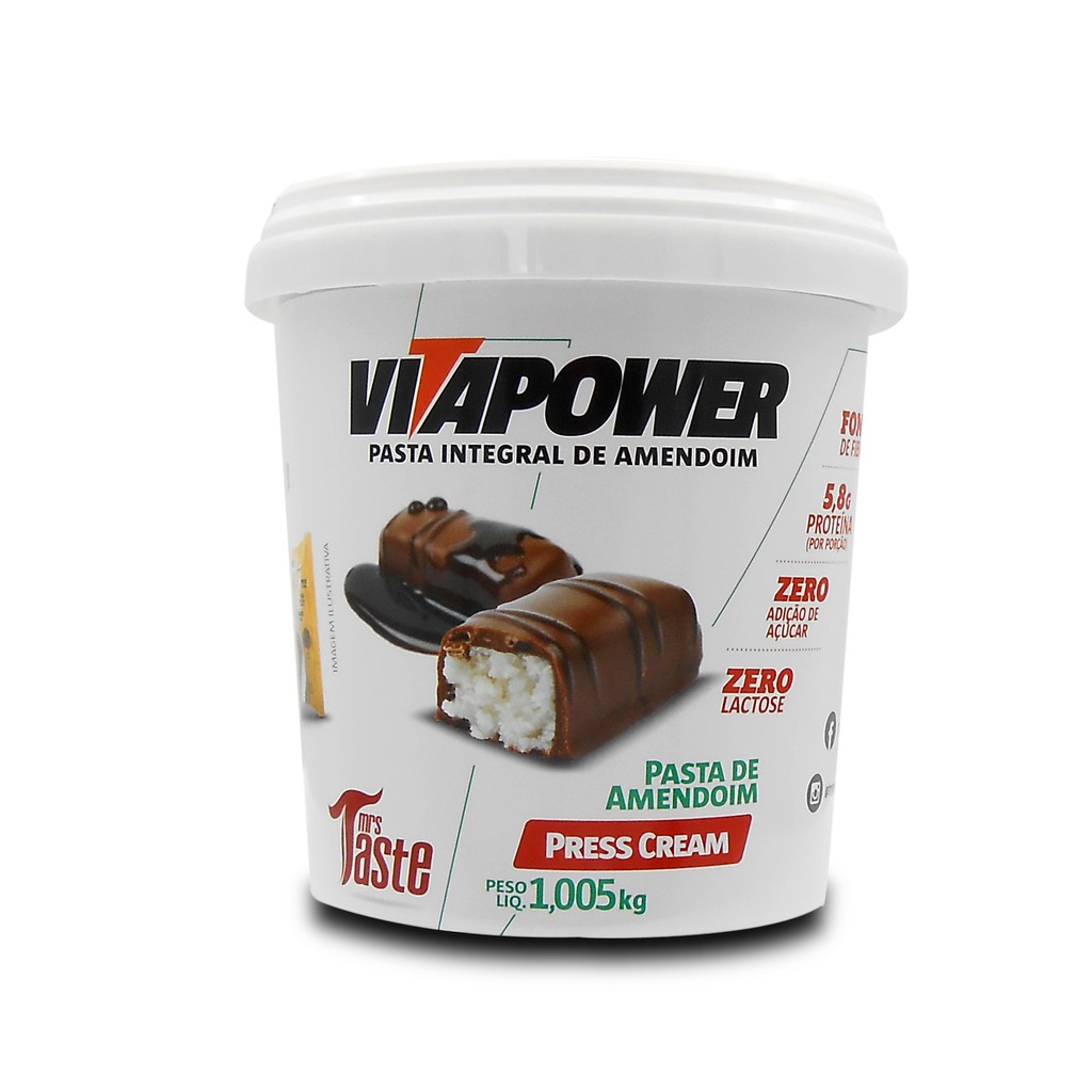 Vitapower Pasta de Amendoim Shot Protein (1,005kg) - Mrs Taste