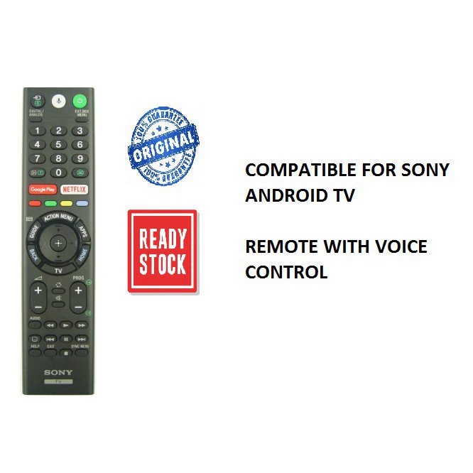 ORIGINAL SONY RMFTX310P Controle RemotoTX310U Por Voz Para TV Android