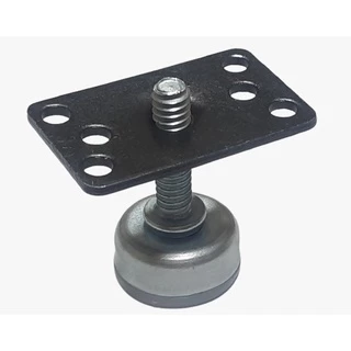 Pé Nivelador Com Chapa Reta 1/4" - 04 unidades