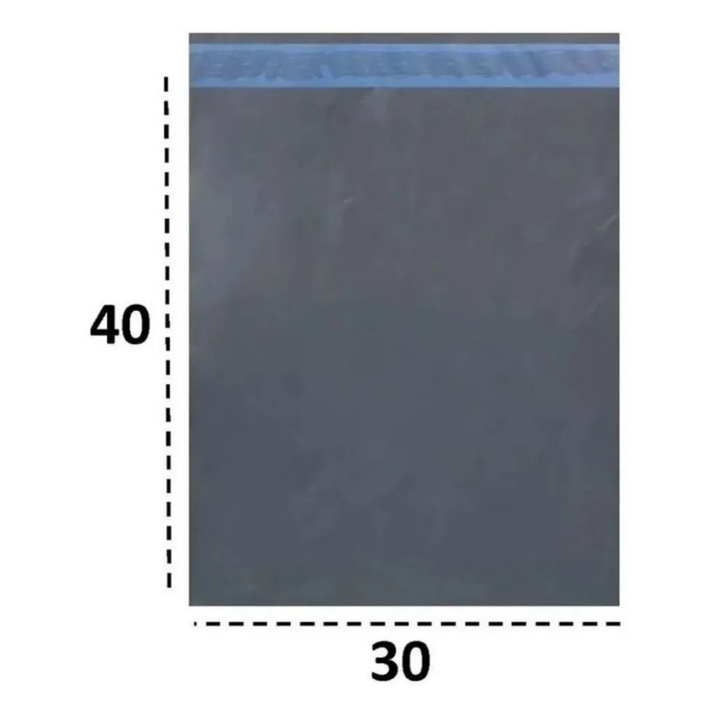 Envelope Saco Plastico Correio Roupas Camisa Calça envio 100 und 30x40 cm