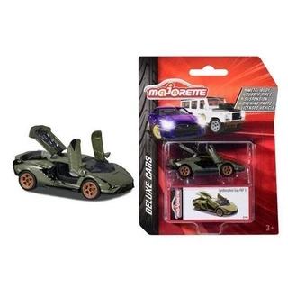 Miniatura Carro Lamborghini Sian FKP 37 - Deluxe Cars - Verde - 1:60-1:64 - Majorette