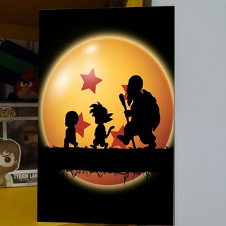 Decoração Dragonball Z placa decorativa casa Dragon ball z anime desenho  mangá