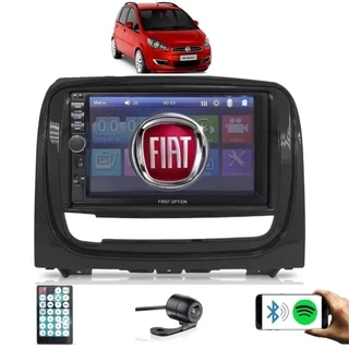 Central Multimidia Fiat Idea 2013 2014 2015 2016 Mp5 Moldura Câmera De Ré