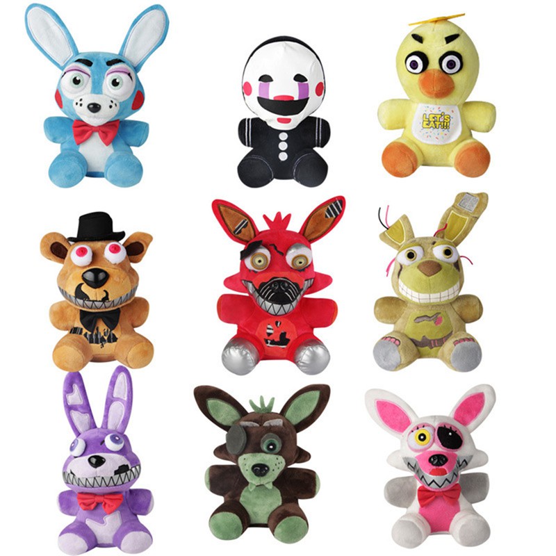 18cm FNAF Freddy Fazbear Fnaf Plush Shopee Stuffed Animal Toy For