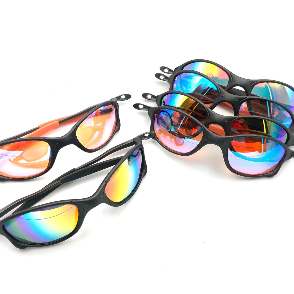 Óculos De Sol Oculos Juliet Feminino e Masculino Hastes de Ferro