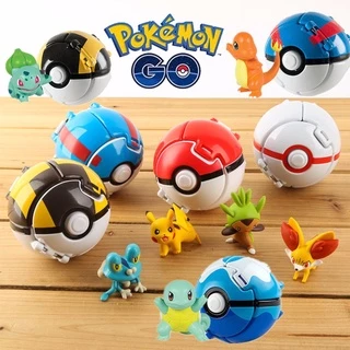 A00003 Poké Bola Poké Explosiva Explosiva Reversível ao Toque Ornamentos de Brinquedos Poké