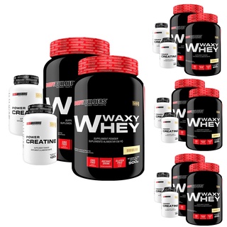 SUPER COMBO AMIGOS: 8x Whey Protein 900g, 8x POWER Creatina 100g - Bodybuilders