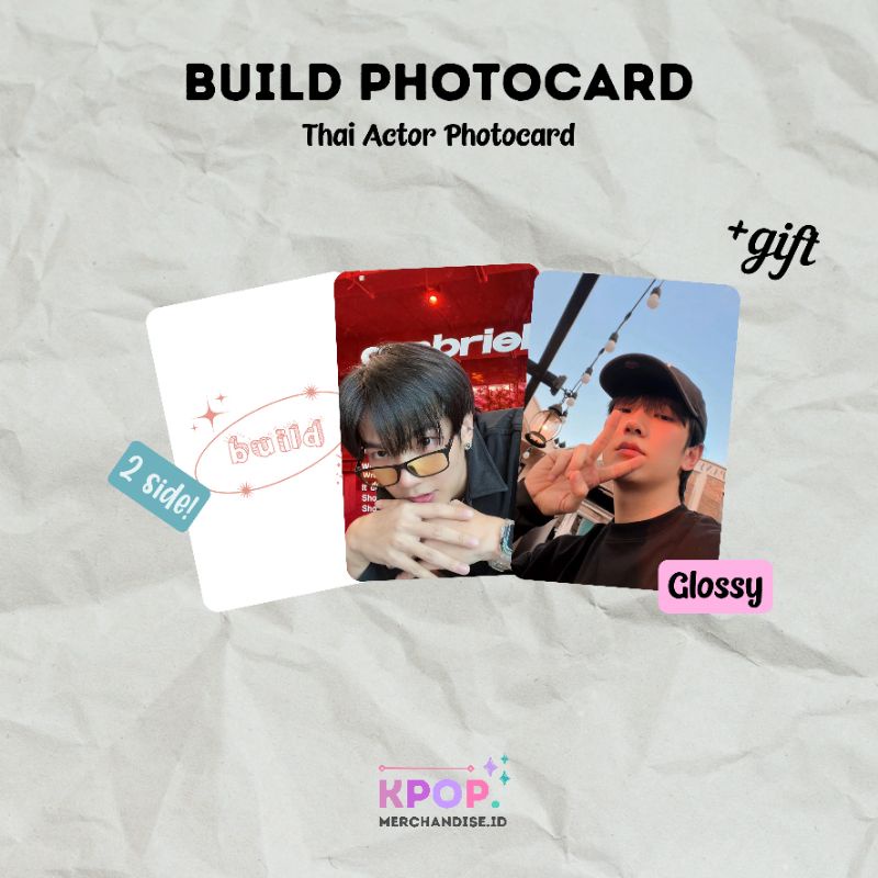 Construir Jacat PHOTOCARD THAI ACTOR RAIKANTOPENI | Shopee Brasil