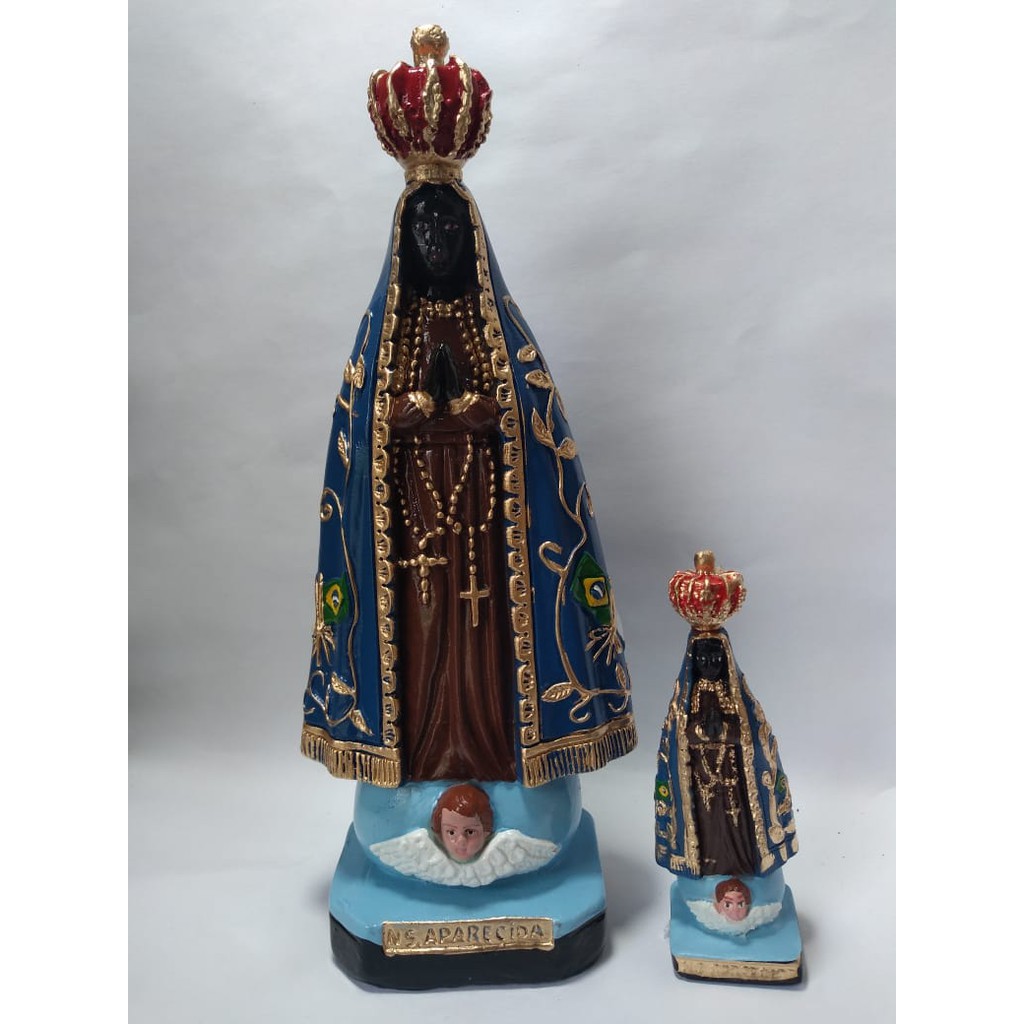 Imagem\/ Escultura \/ Estatua Nossa Senhora Aparecida | Shopee Brasil