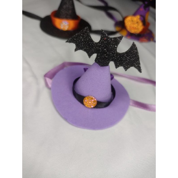 Gato Esqueleto chapéu Bruxa - Halloween - Kaveirarts