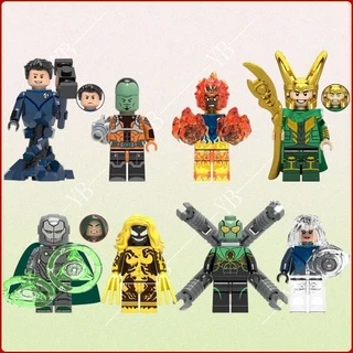 Brinquedos Educativos Spiderman De Aprendizagem Para Crianças Educação Infantil Marvel robot nano Modelo Minifiguras