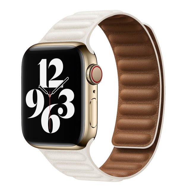 Pulseira De Couro Para Relógio Apple Watch Série Lv 1 2 3 4 5 Iwatch 38mm /  40mm / 42mm 44mm