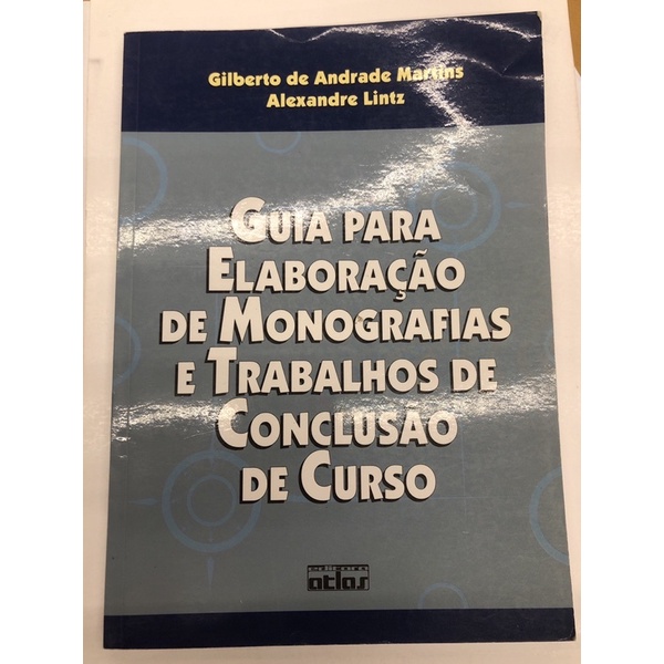 Livro Guia Para Elaboração De Monografias E Trabalhos De Conclusão De ...