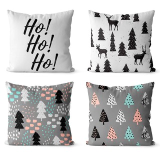 Kit 4 capas de almofadas para o natal - diversas estampas