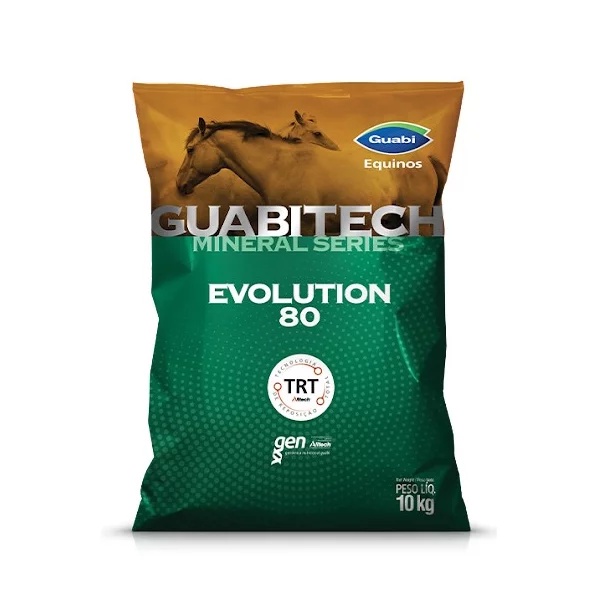 Suplemento Mineral GuabiTech Evolution 80 para Cavalos 10kg | Shopee Brasil