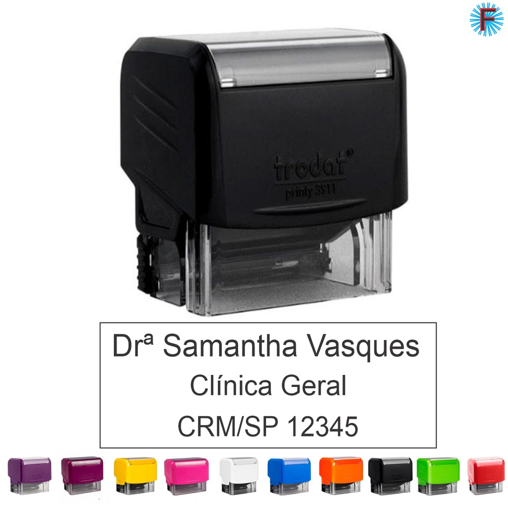 Carimbo Para Médico (a) - Trodat 3911 | Shopee Brasil