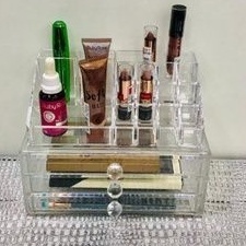 Organizador de 3 gavetas de acrílico para cosméticos - Aliss