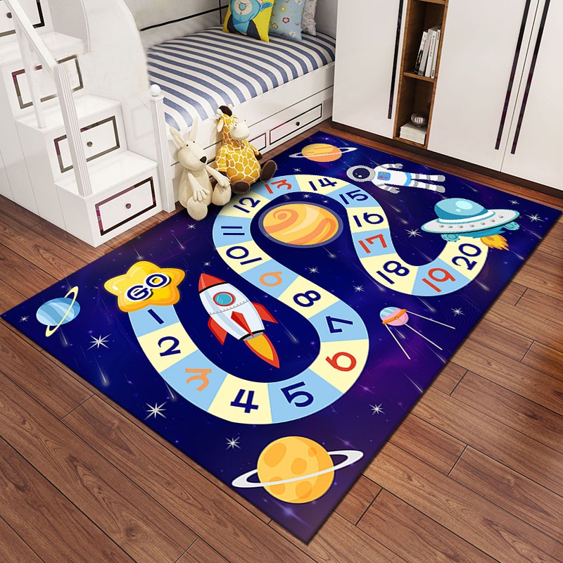 Tapete Para Quarto de Crianca Bebe Antiderrapante P/ Brincar | Shopee ...
