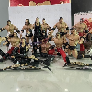 Boneco Rey Mysterio WWE Luta Livre Com Cinturão Na Caixa