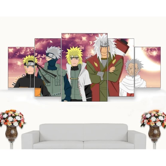 Quadro Decorativo Naruto Shippuden Shopee Brasil