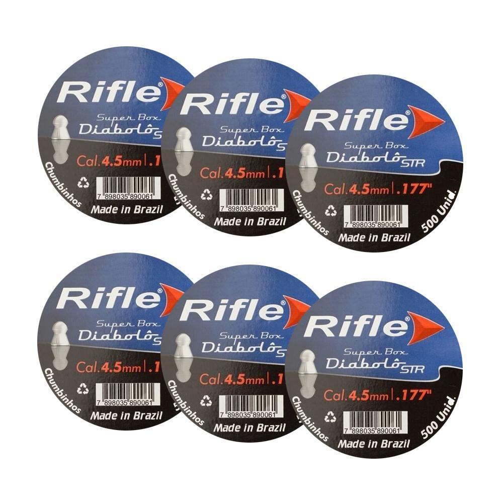 Kit 6 Chumbinho Diabolô STR 4.5mm – Rifle | Shopee Brasil