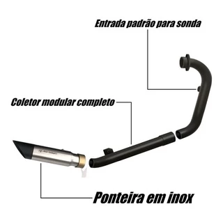 Escape Nova Fazer 250 2020 2021 2022 ( Esportivo Modular )