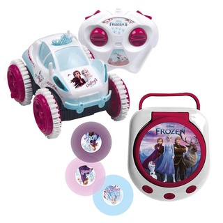 Kit Cd Player - Frozen + Veiculo Giro Gelado - Frozen