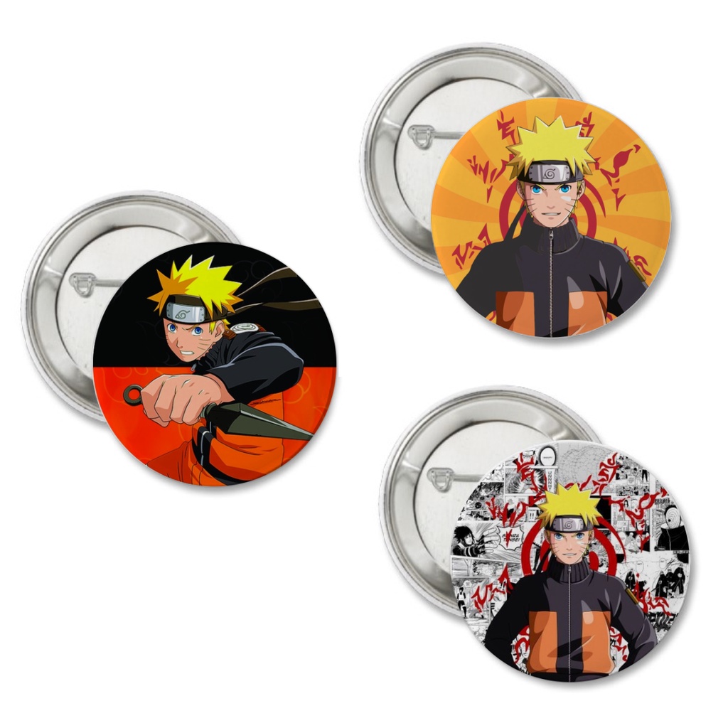 Bottom Naruto Gaara Button 3,5 cm (broche Alfinete)