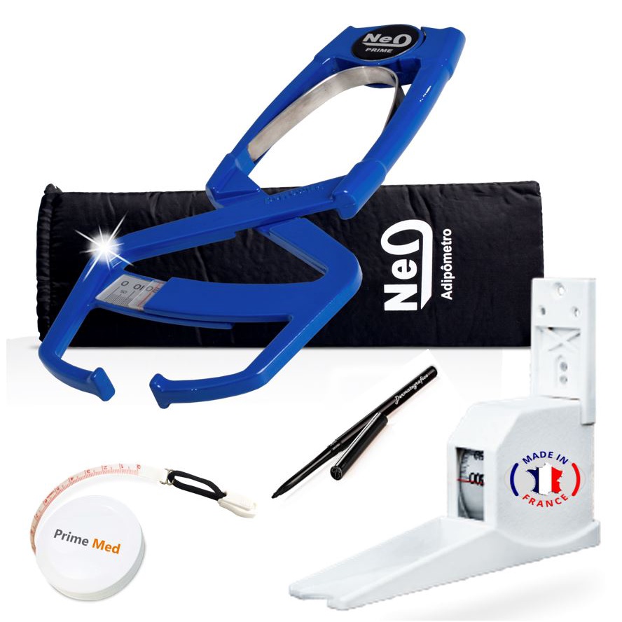 Adipômetro Prime Med Azul - Plicometro Ultra Resistente - Avaliação ...