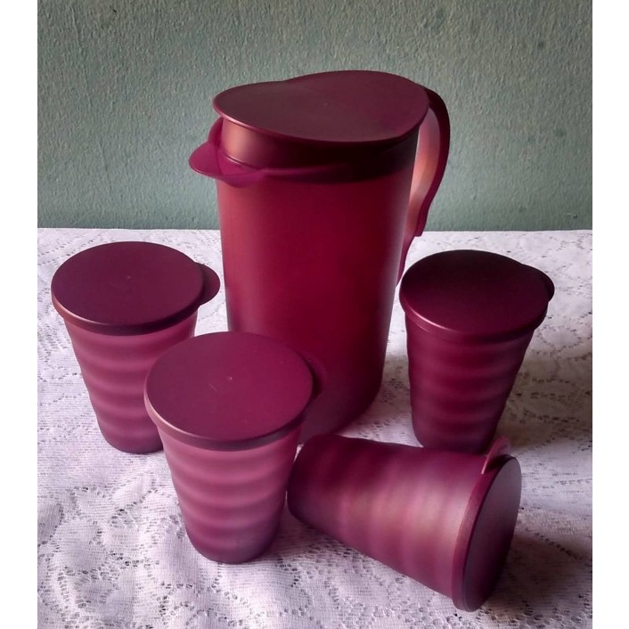 Jarra E Copos Muranos Tupperware Shopee Brasil