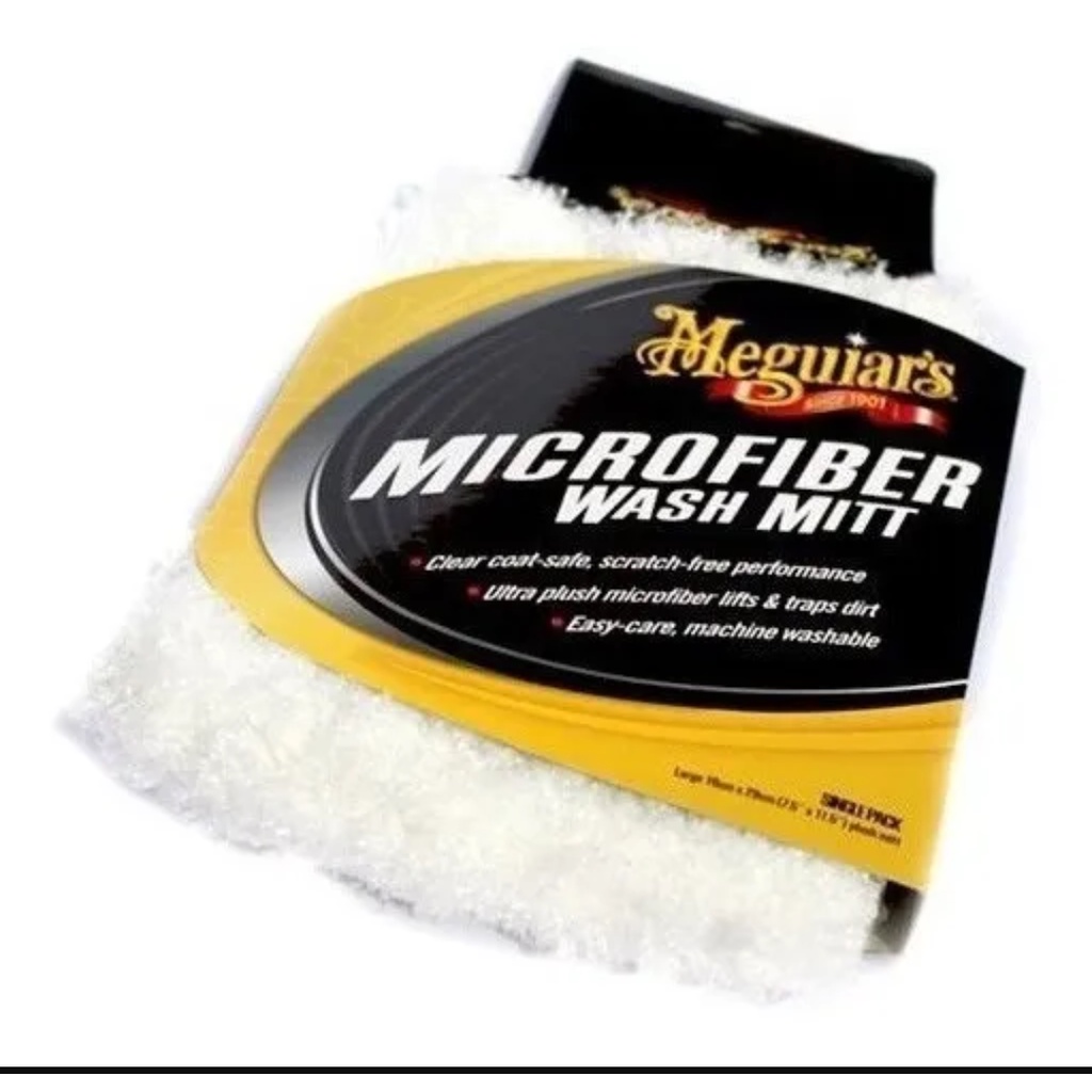 Imagem do produto Luva De Microfibra Meguiars Wash Lavagem Limpeza Automotiva