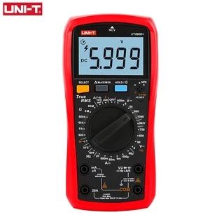 Multímetro Digital UNI-T UT890C UT890D + True RMS De AC DC Frequência Capacitância Temperatura Tester Backlight