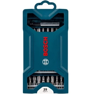 Jogo De Bits Para Parafusadeira Mini X-line 25 Peças Bosch