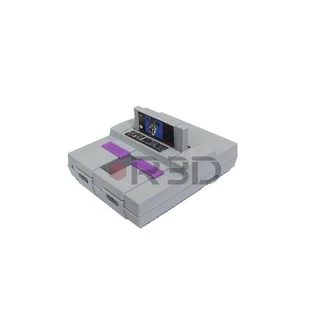Case Raspberry Pi 4 - Snes Com 2 Cartuchos