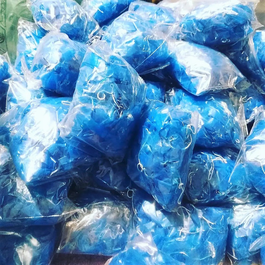 Rabiola para pipas, peixinhos, raias, papagaios e quadrados AZUL - 5 ...