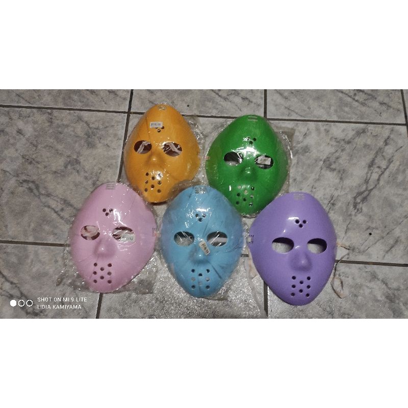 Máscara de Halloween Infantil e Adulto