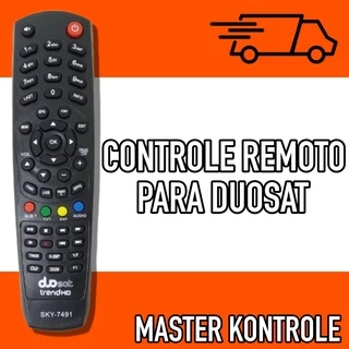 Controle Remoto Compatível Receptor Duosat COM PILHAS