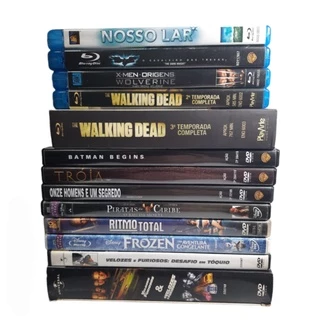 Lote de Blu-ray e DVD - ORIGINAL - Colecionador
