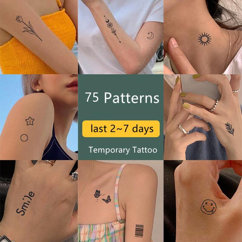 Stickers Para Uñas Tattoo Marcas Decoración Marcas