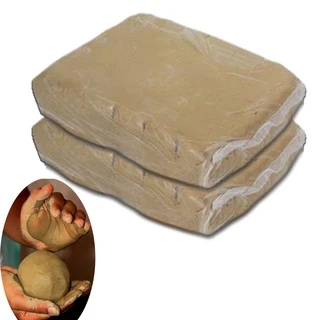 Argila Natural Para Modelar / Argila Escolar 1 Kg - Para Artesanato Uso Em Geral Moldar