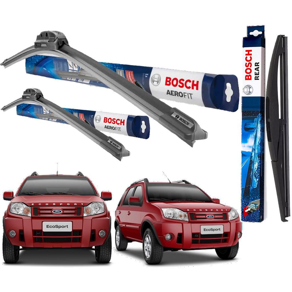 kit 3 Palheta Limpador Parabrisa Original Bosch Ford Ecosport 2005 2006 ...