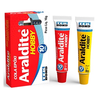 Adesivo Epoxi Araldite Hobby 16g 10MIN 10828500700 Tekbond
