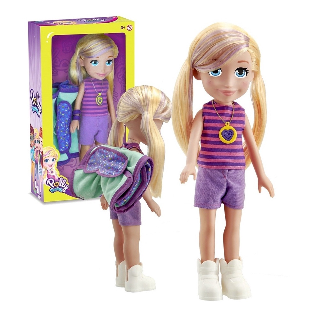 Boneca Polly Pocket Conjunto de Brinquedo Mundo Surpresas Sorvete HFR00  Mattel - 22 cm - Shopping do Sicredi