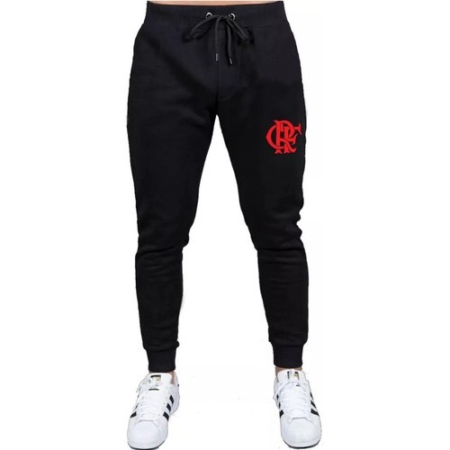 Calça Cargo Jogger Masculina Sarja Elastico e Cordão Várias Cores