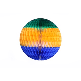 Balao globo bola de papel de seda cor amarelo ouro 15066100