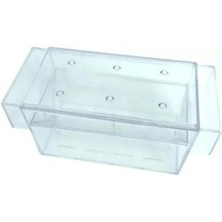 Criadeira de Acrílico Flutuante Para Aquários Maternidade Berçário de Peixes