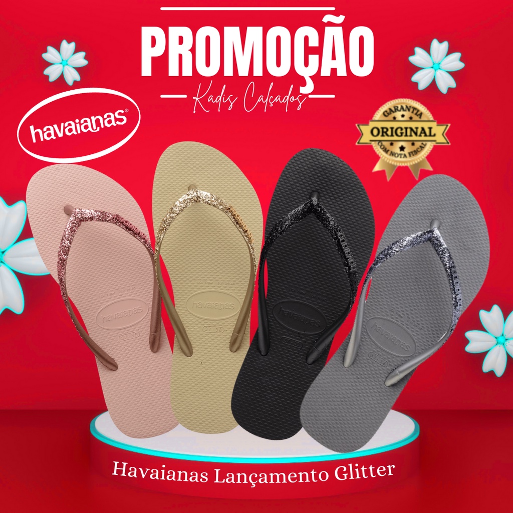 Sandalias havaianas em hot sale promoção