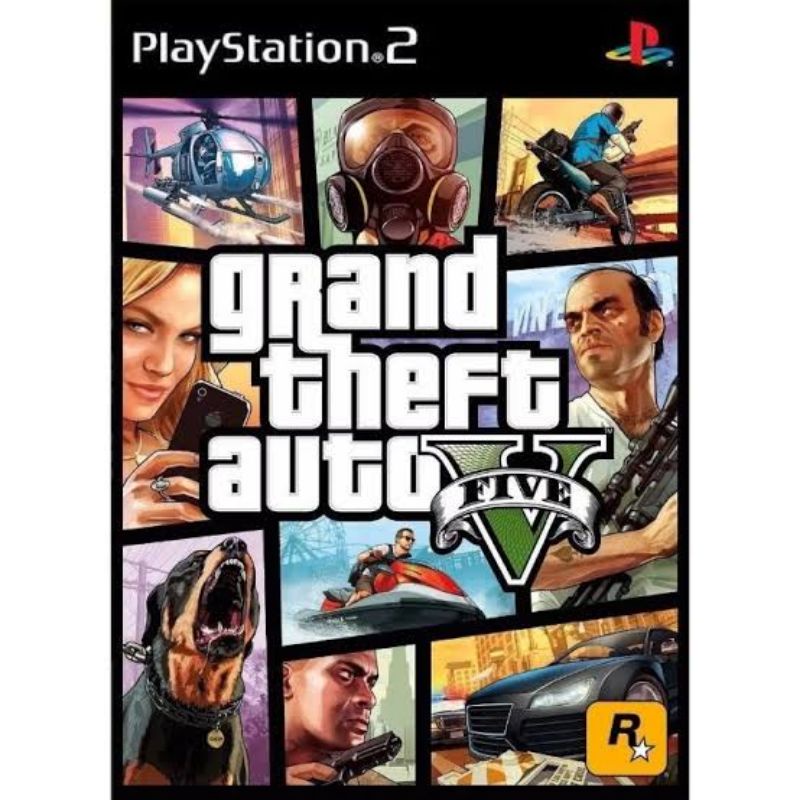 GTA 5 GTA 4 GTA San Andreas e GTA Liberty City . Playstation 2